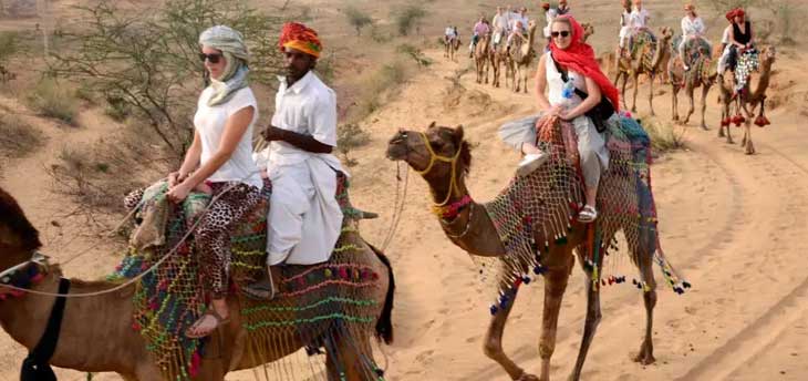 Feel the Excitement and Fun of Camel Safari in Rajasthan