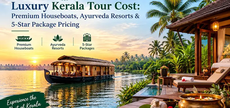 Luxury Kerala Tour Cost | Premium Houseboats & 5-Star Packages