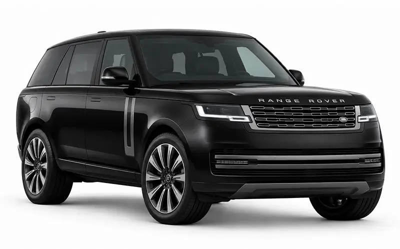 Hire a Range Rover in India with a private chauffeur for luxury tours, airport transfers, Rajasthan trips, palace hotels, weddings and VIP travel.
