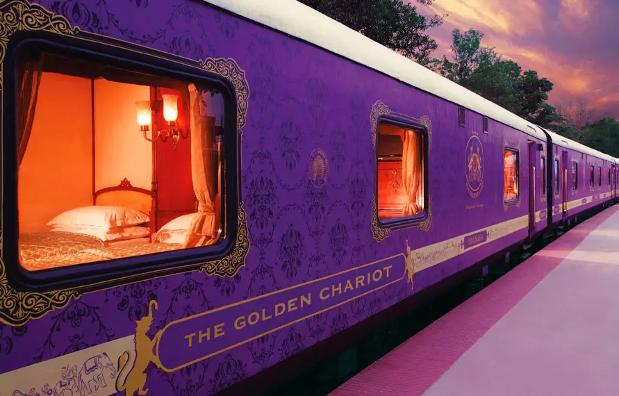 golden chariot luxury train carriage