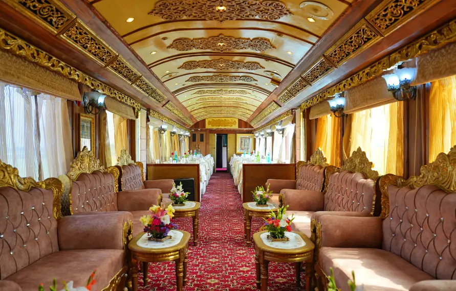 palace on wheels lounge interior